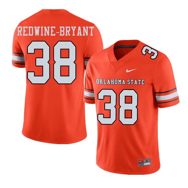 Men #38 Philip Redwine-Bryant Oklahoma State Cowboys College Football Jerseys Sale-Alternate Orange